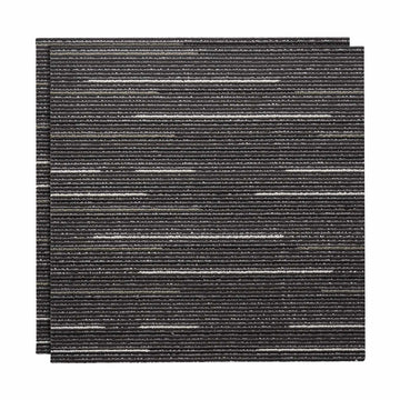 Carpet Tiles, 24-Pack 24x24 Inch, Reusable Non-Slip Gray