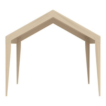 Carport Replacement Canopy Cover 10x20 Ft, Waterproof UV, Beige