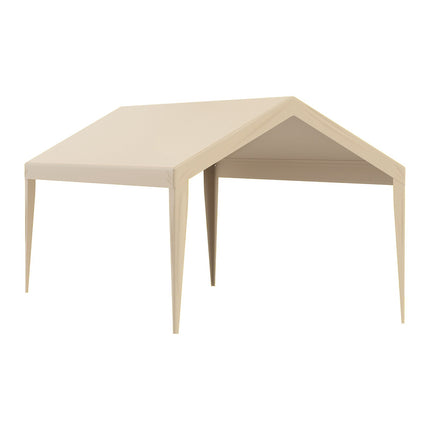 Carport Replacement Canopy Cover 10x20 Ft, Waterproof UV, Beige