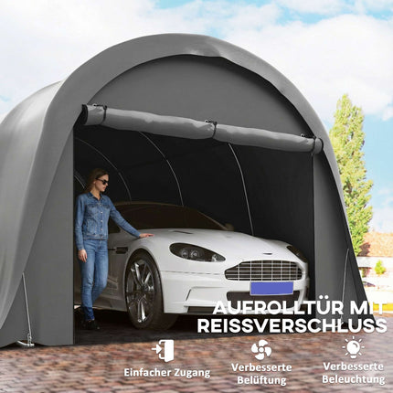 Carport Tent 3x6m Waterproof with Removable Sides