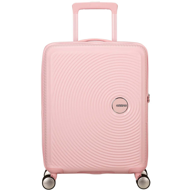 Carry-On Suitcase 55cm, Pastel Pink, Hard Shell