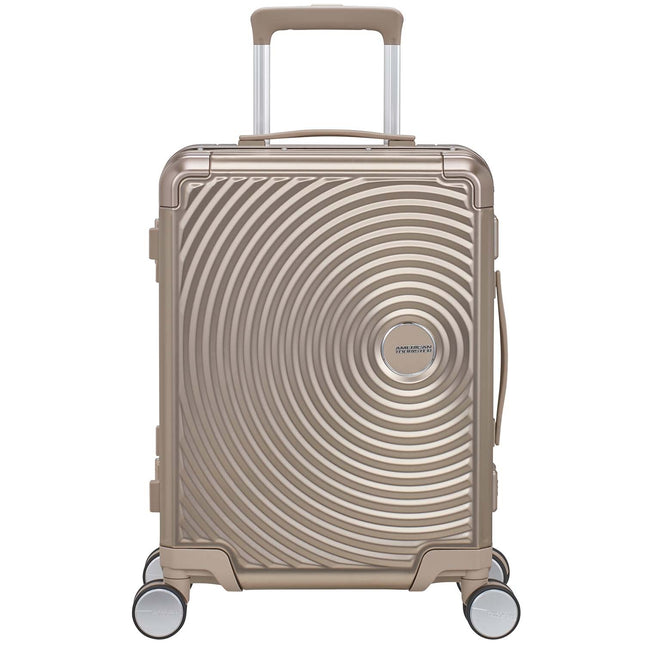 Carry-On Suitcase, Aluminum 55cm, Bronze