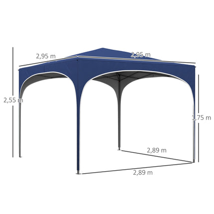 Carrying bag & sandbag set, durable oxford steel, blue