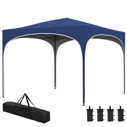 Carrying bag & sandbag set, durable oxford steel, blue