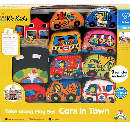 Cars in Town Baby Playmat, Soft, Large Size, Easy to Clean