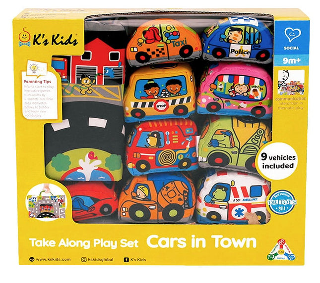 Cars in Town Baby Playmat, Soft, Large Size, Easy to Clean