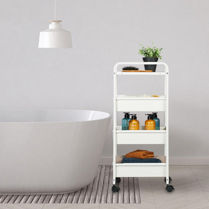 Cart with 3 levels and shelf