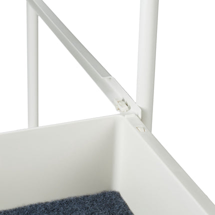 Cart with 3 levels and shelf