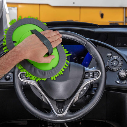 Car wash brush with telescopic handle