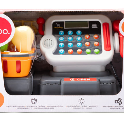 Cash Register with Lights, Sounds, and Realistic Functionality