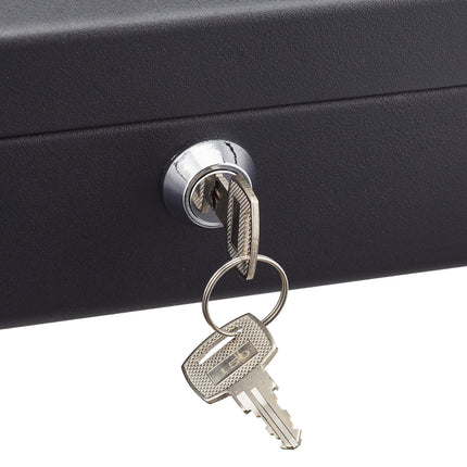 Cash box with 2 keys