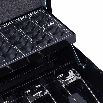 Cash drawer with coin counter