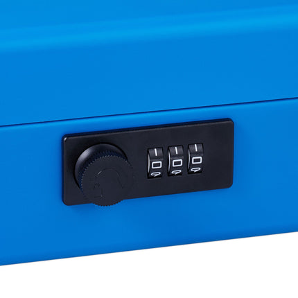 Cash drawer with combination