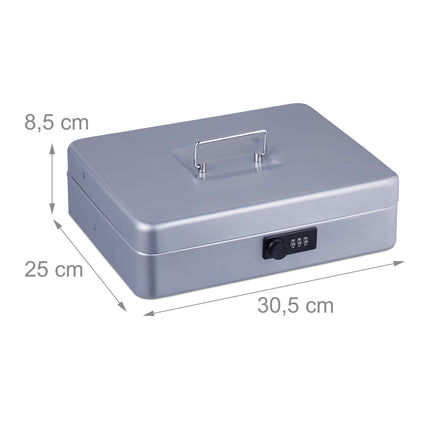 Cash drawer with combination