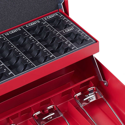 Cash drawer with combination