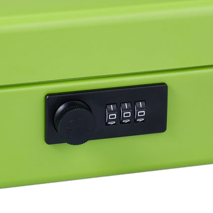 Cash drawer with combination