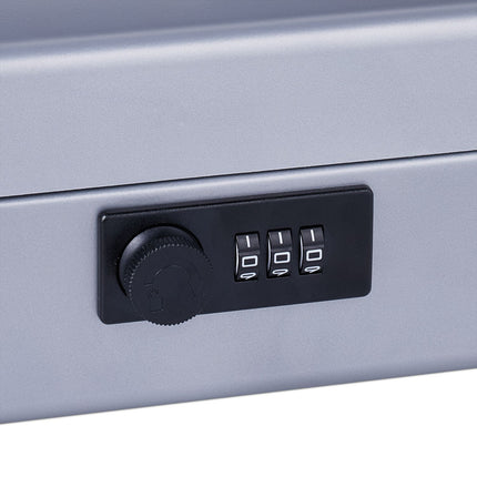 Cash drawer with combination