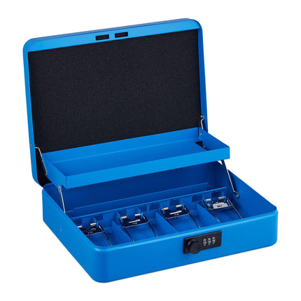 Cash drawer with combination