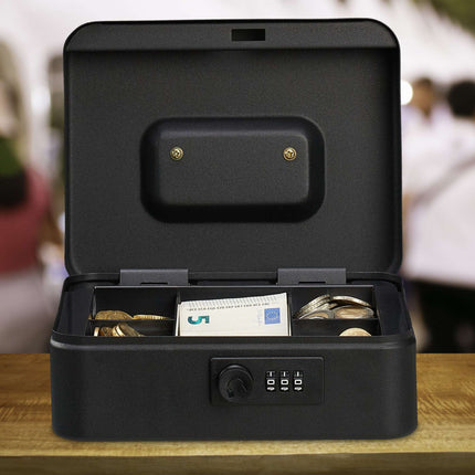Cash drawer with combination lock