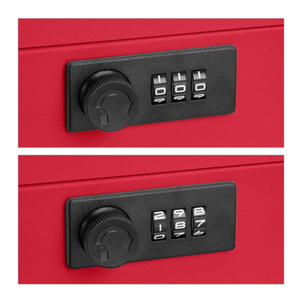 Cash drawer with combination lock