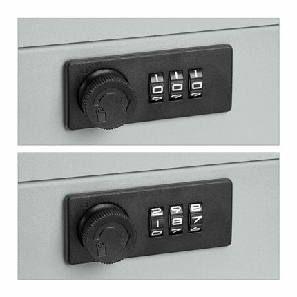 Cash drawer with combination lock