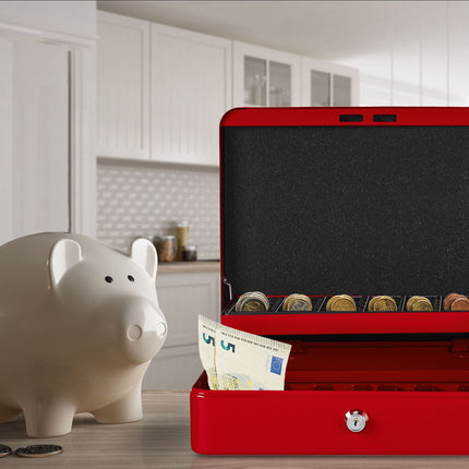 Cash drawer with lock