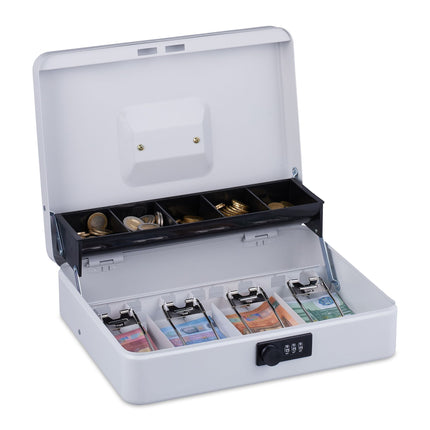 Cash drawer with number combination