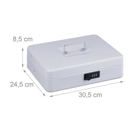 Cash drawer with number combination