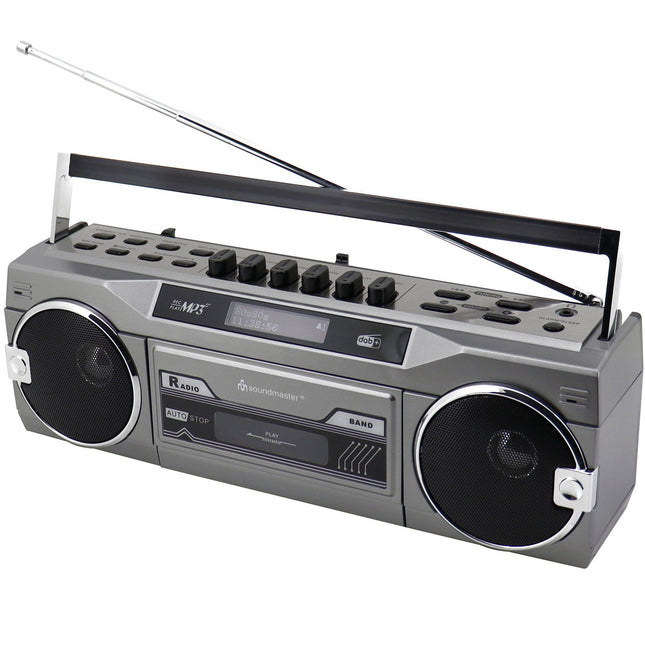 Cassette radio Stereo Bluetooth SRR80TI Silver