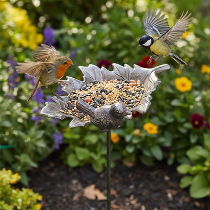 Cast Iron Bird Bath – Standing, Frost-Resistant