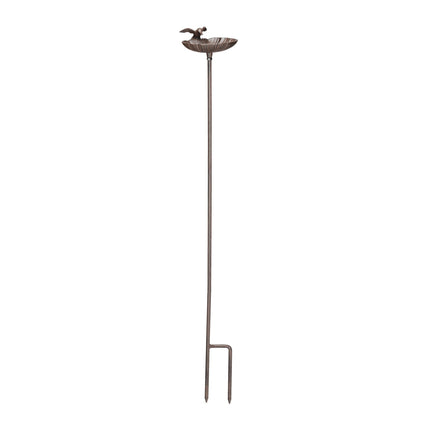 Cast-Iron Bird Bath with Stake