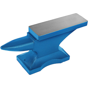 Cast Iron Blacksmith Anvil, Single Round Horn, 25 lb
