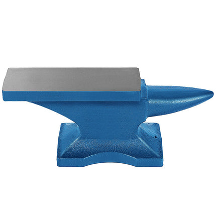 Cast Iron Blacksmith Anvil, Single Round Horn, 25 lb