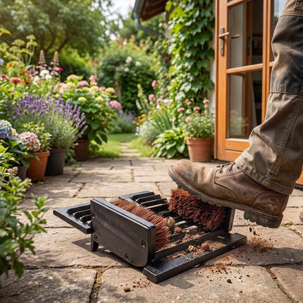 Cast Iron Boot Scraper With Boot Jack – Rustic Outdoor