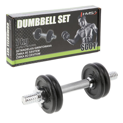 Cast Iron Dumbbell, 7 kg