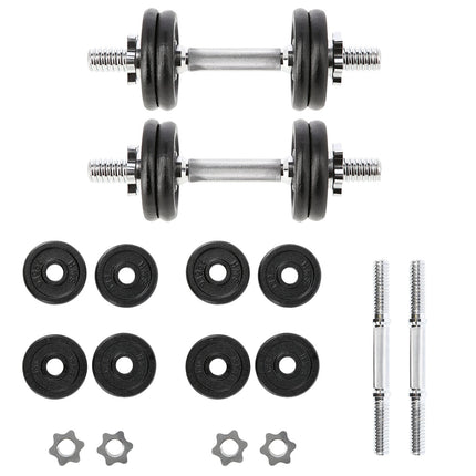 Cast Iron Dumbbells, 2x7kg, Set of 2