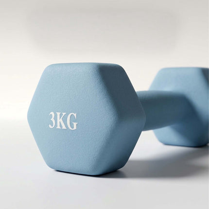 Cast Iron Dumbbells Pair, Ergonomic Grip, Non-Slip Coating