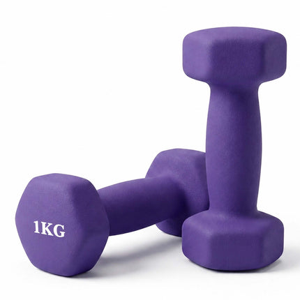 Cast Iron Dumbbells Pair with Ergonomic Grip