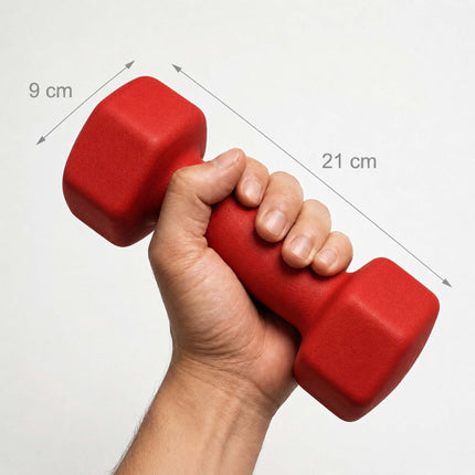 Cast Iron Dumbbells Pair with Ergonomic Grip