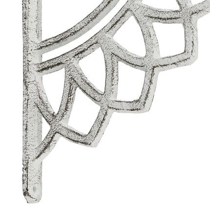 Cast Iron Mandala Shelf Brackets, Set of 2