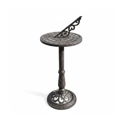 Cast Iron Sundial With Stand – Roman Numerals, Outdoor