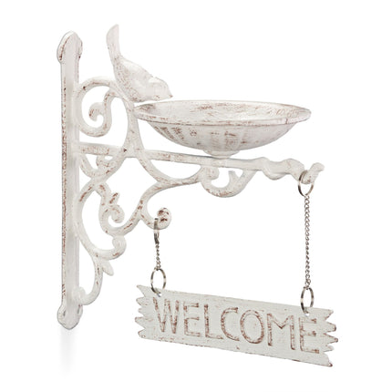 Cast iron bird bath