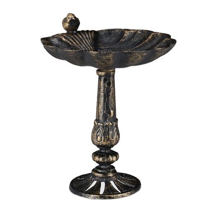 Cast iron bird bath