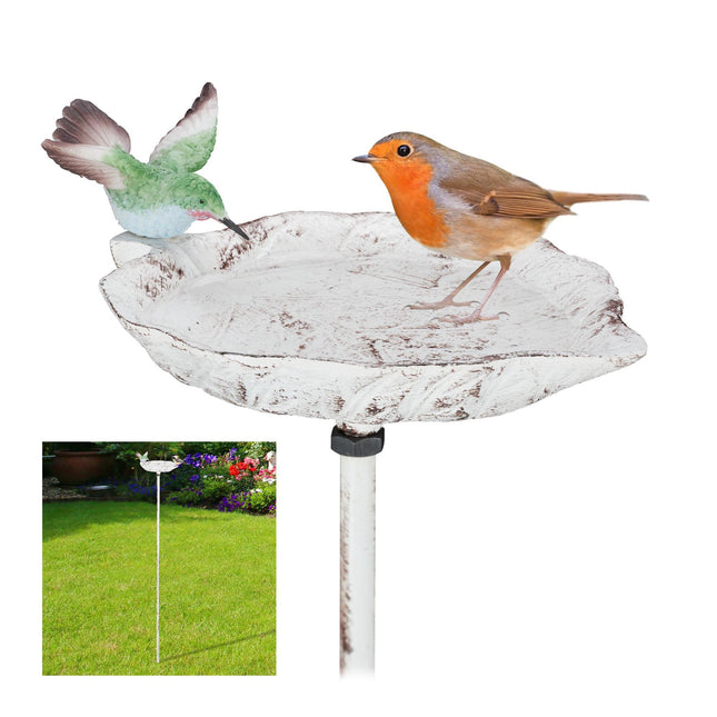 Cast iron bird bath