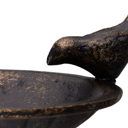 Cast iron bird bath