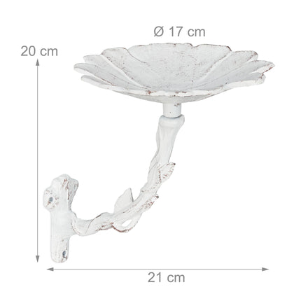 Cast iron bird bath