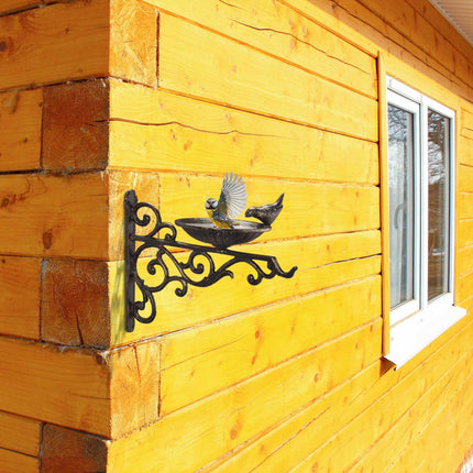 Cast iron bird bath