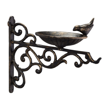 Cast iron bird bath