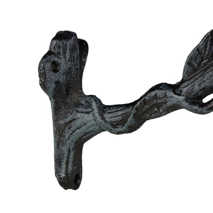 Cast iron bird bath for the wall