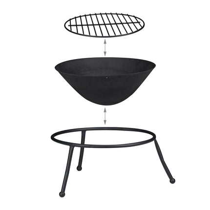 Cast iron fireplace